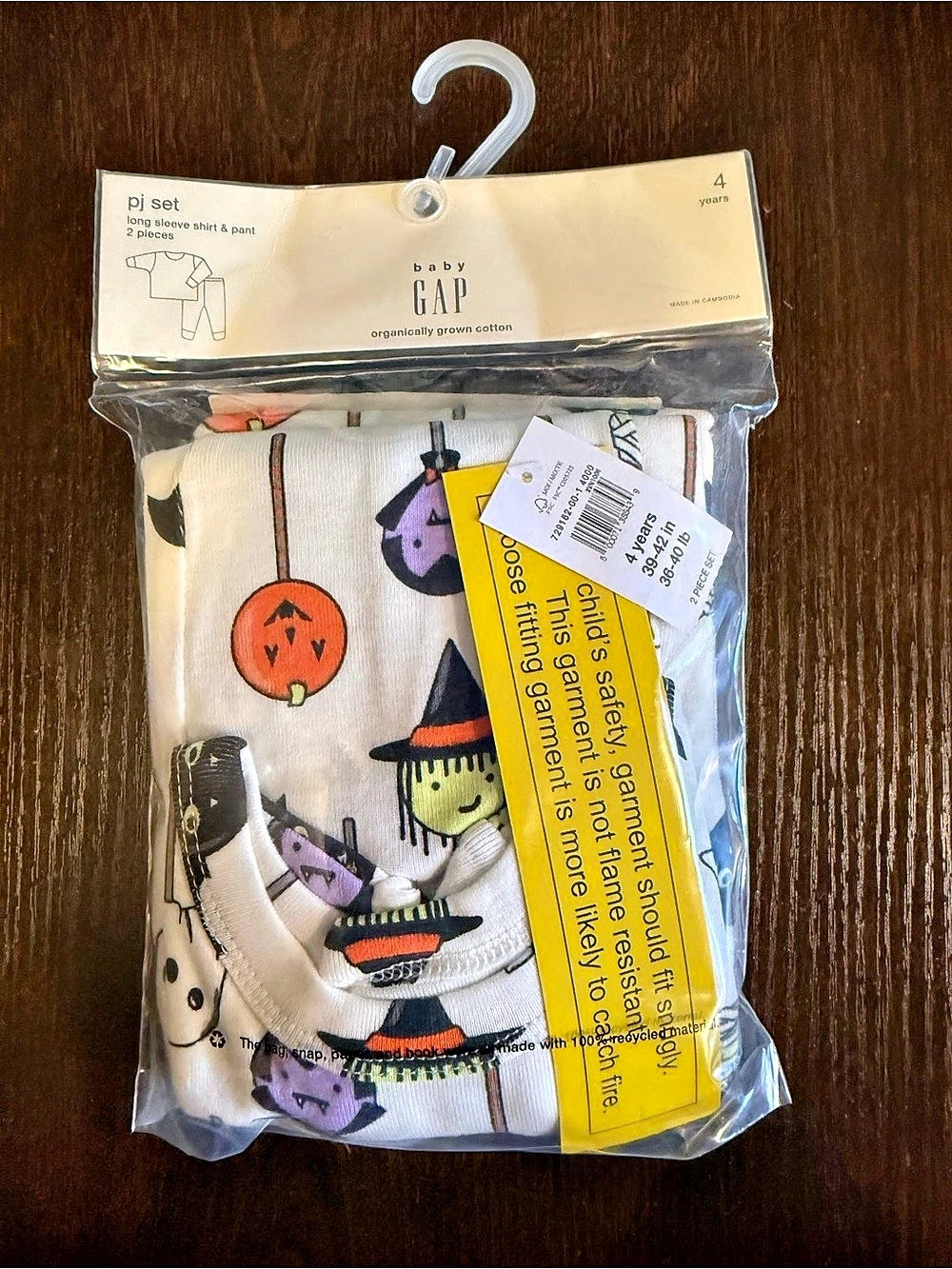baby GAP Organic cotton Halloween Print Baby Socks Size 4 Years NWT
